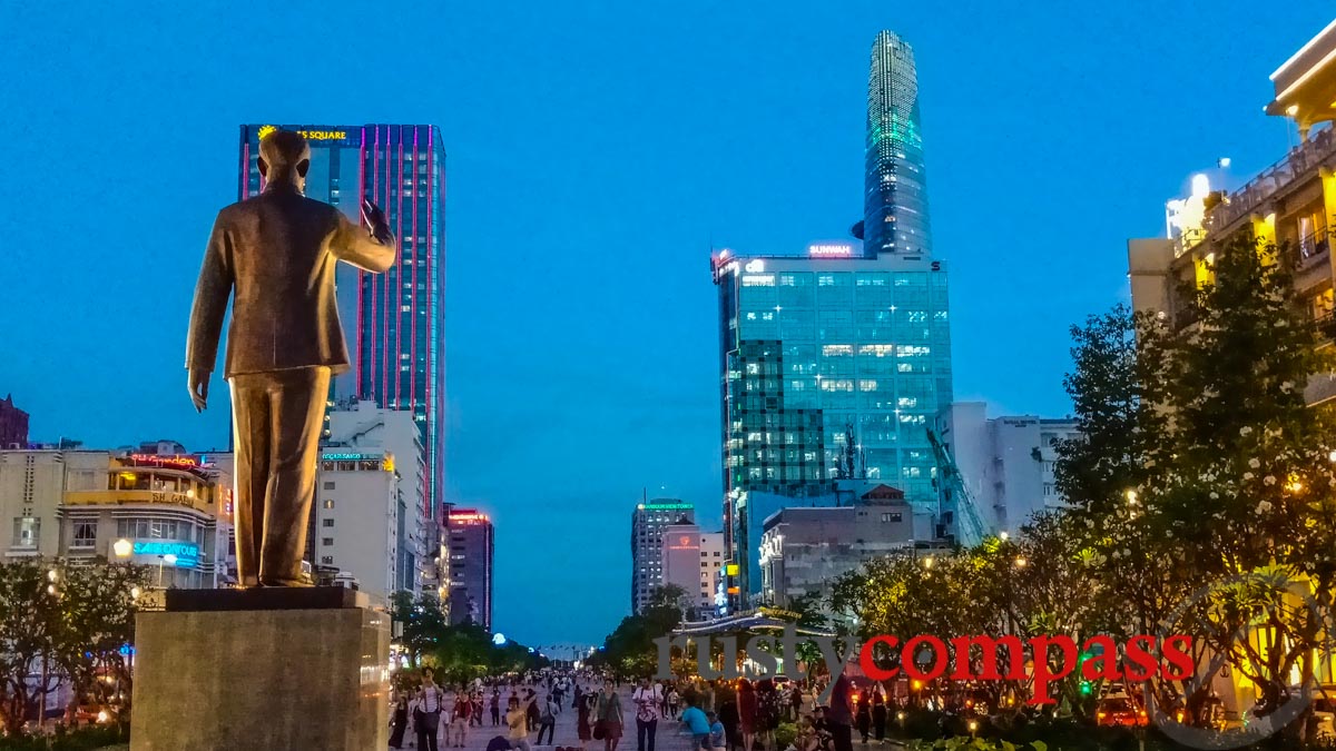 Nguyen Hue St and Uncle Ho - OPPO F5. Nguyen Hue St and Uncle Ho - OPPO F5.